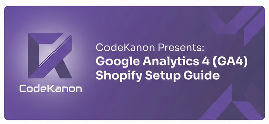 Google Analytics 4 Shopify Setup Guide by CodeKanon