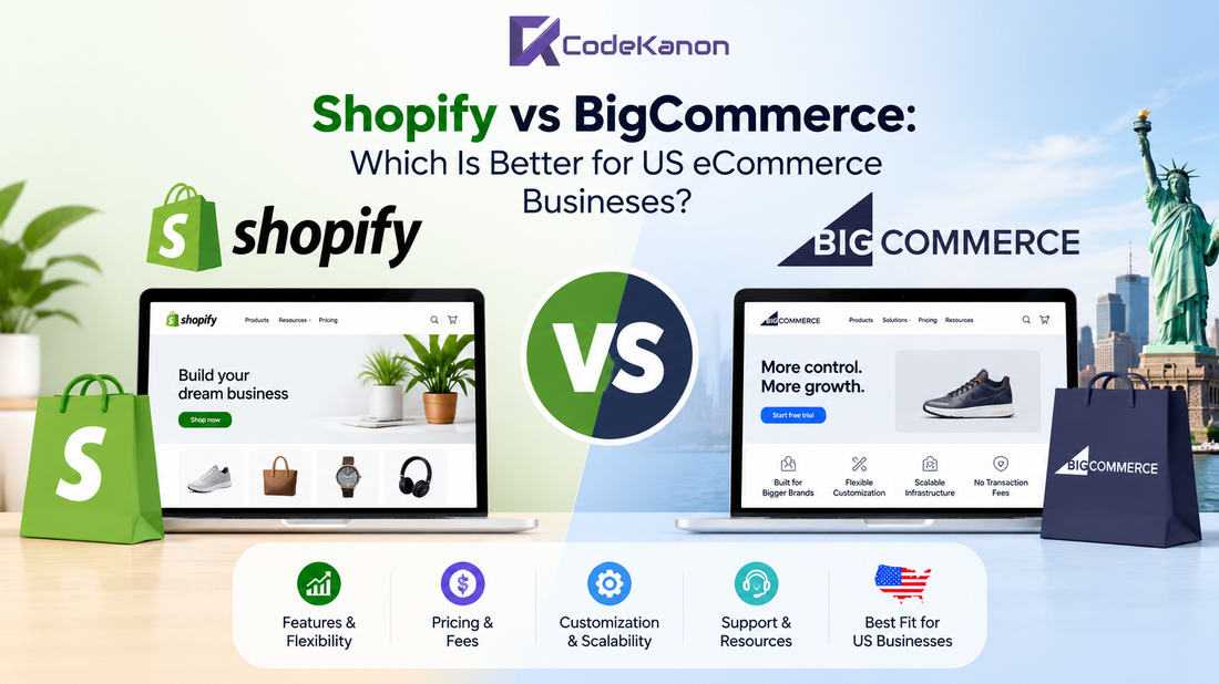 Shopify vs BigCommerce: Which Is Better for US eCommerce Businesses?