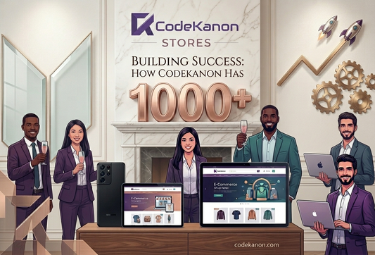 Image depicting success and empowerment: How Codekanon Has Empowered Over 1000 Stores.