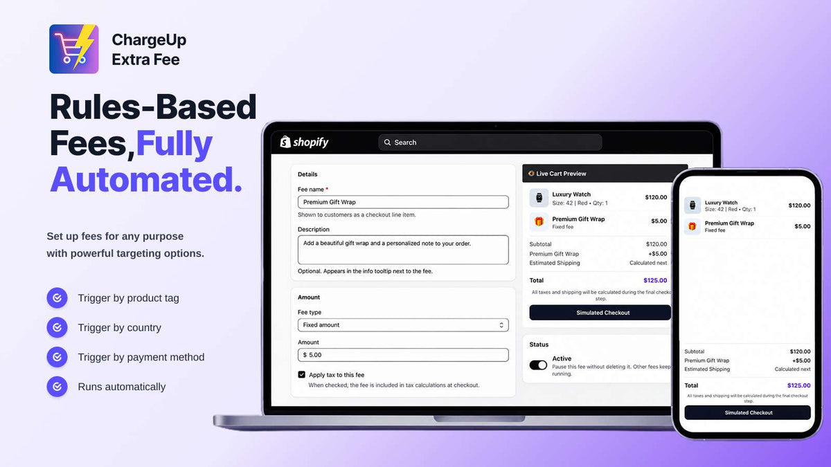 Chargeup Extra Fee - CodeKanon Shopify Experts Image 3