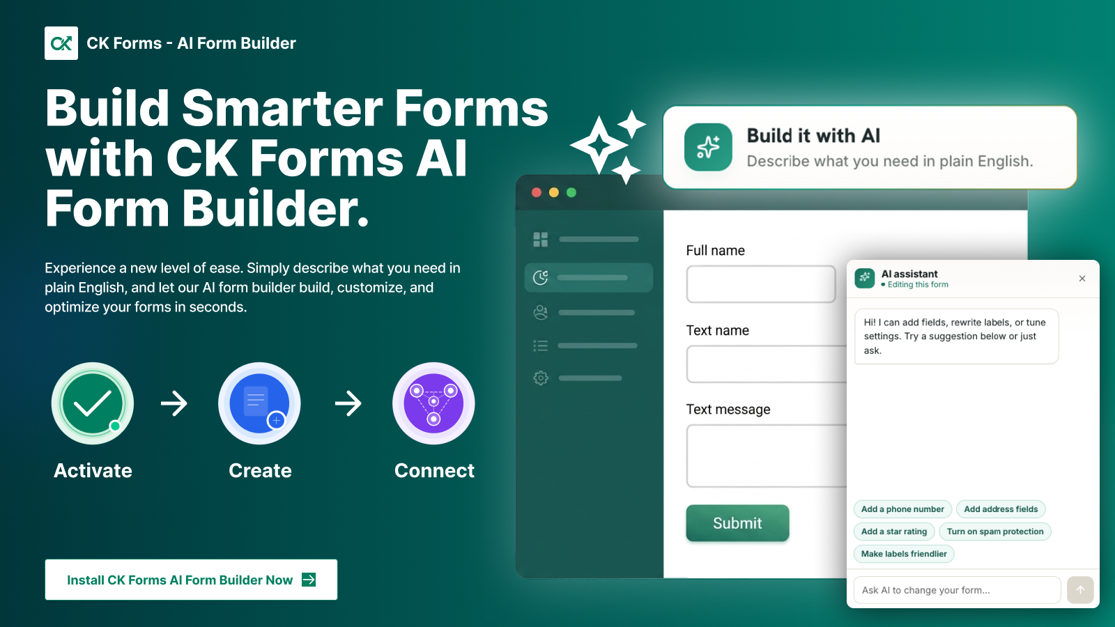 CK Forms - Ai Form Builder