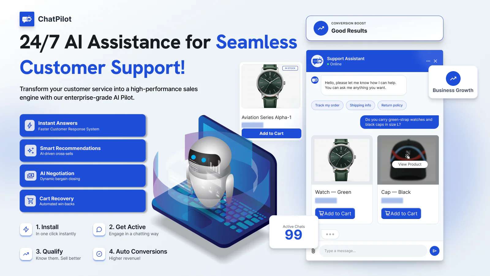 ChatPilot‑ AI sales bot Upsell - CodeKanon Shopify Experts Image 1