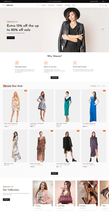 our velanto theme